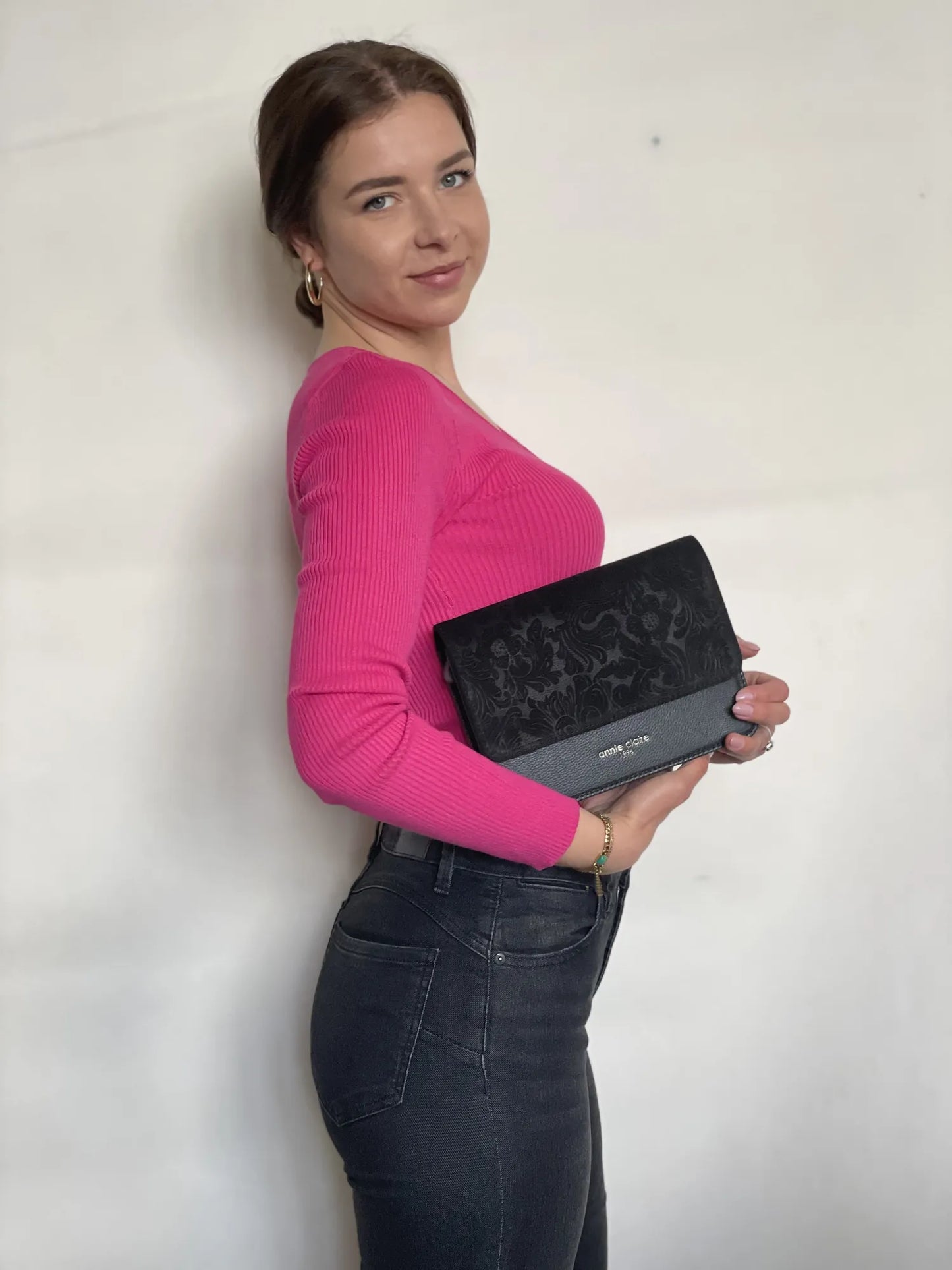 annie claire damska kozena kabelka julia cierna slovenske kabelky