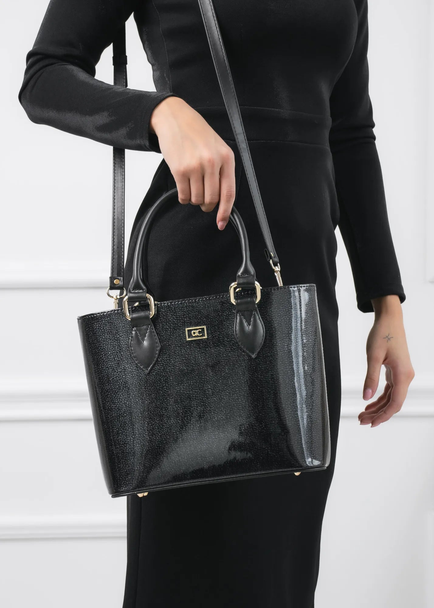 annie claire damska kozena kabelka annie cierna slovenske kabelky