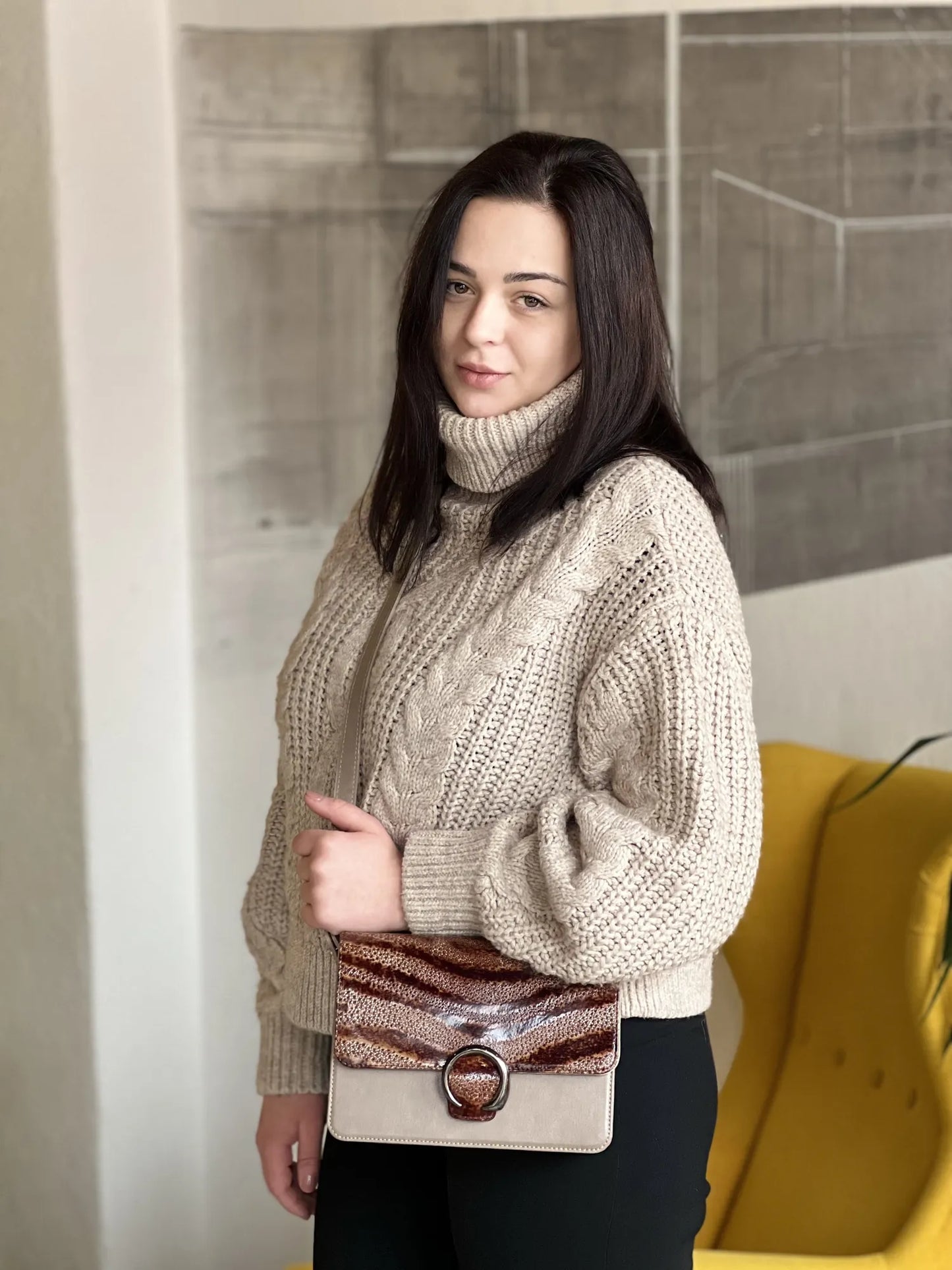 annie claire damska kozena kabelka layla hneda slovenske kabelky