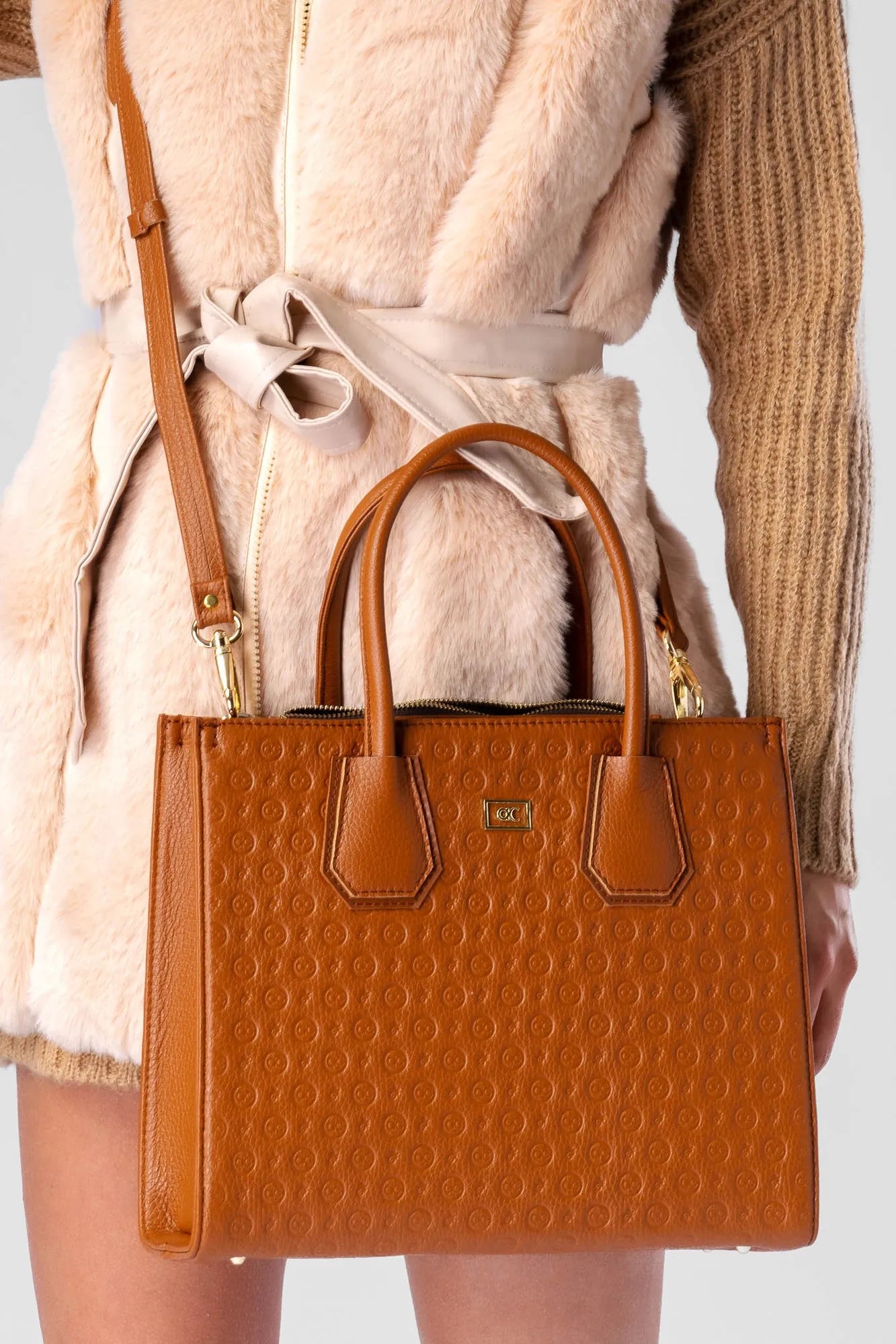 annie claire damska kozena kabelka claire hneda slovenske kabelky