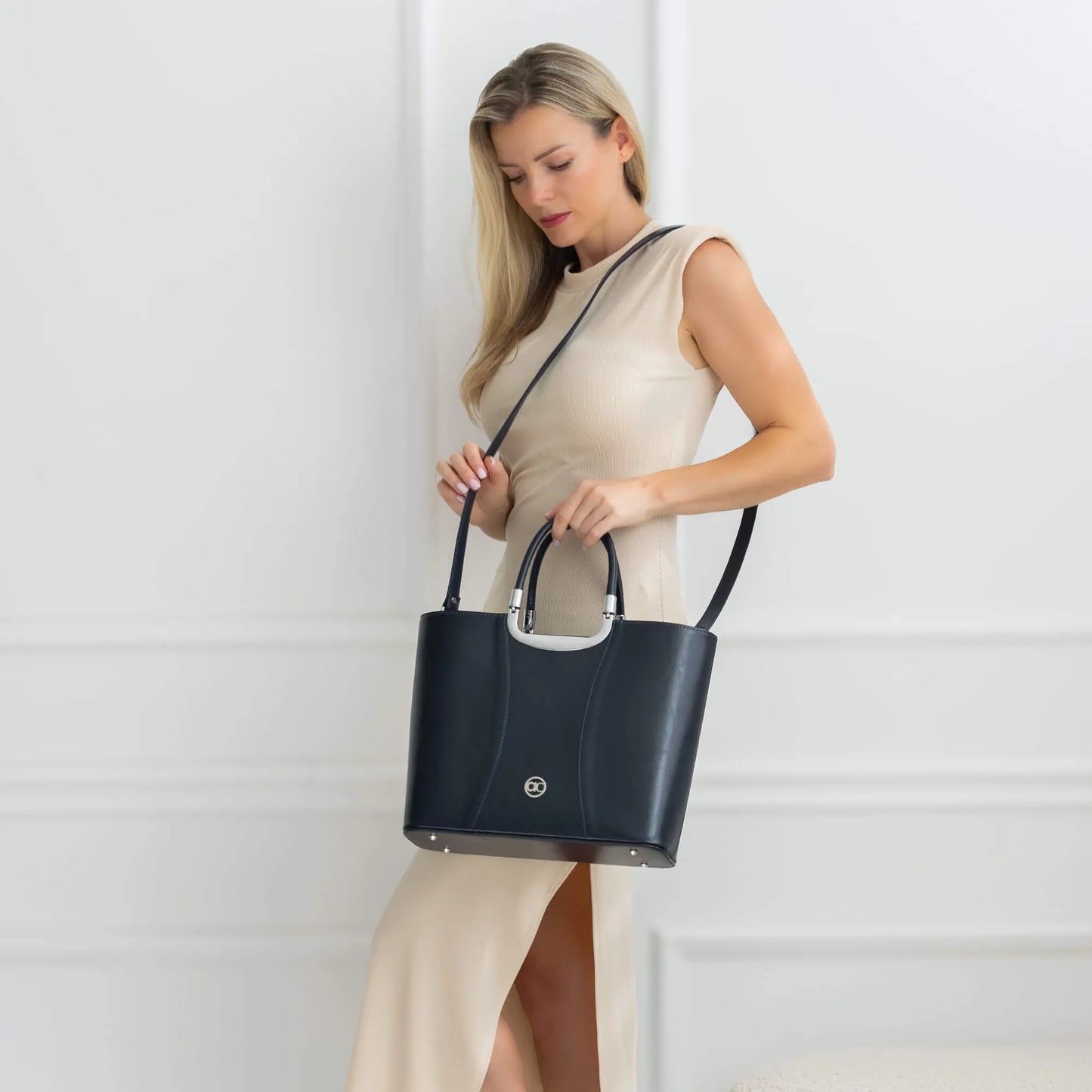 annie claire damska kozena kabelka sarah modra slovenske kabelky