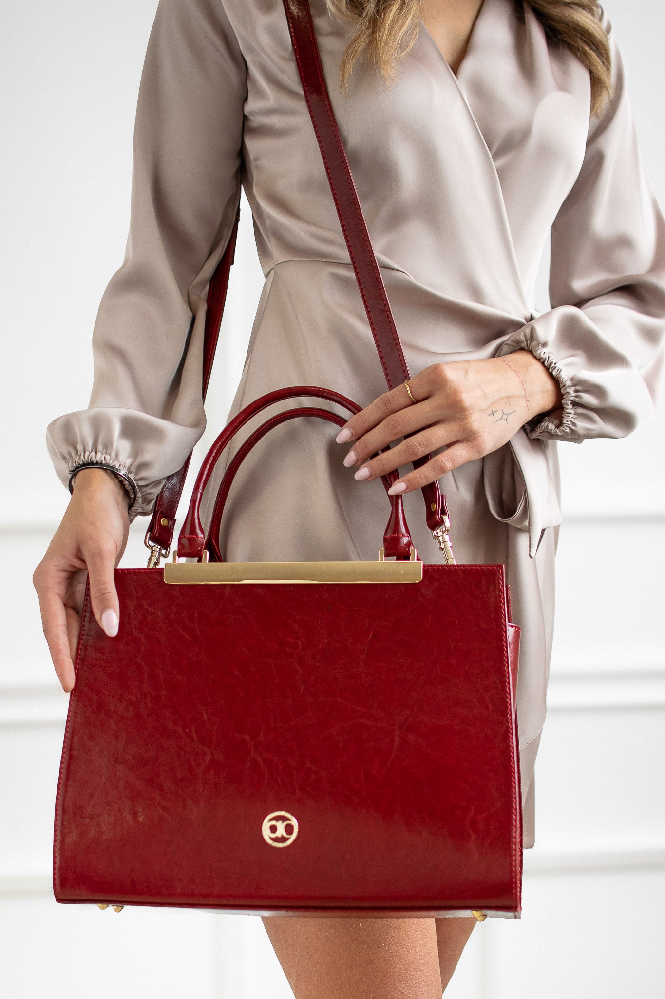 Dámska kožená kabelka "Emma"