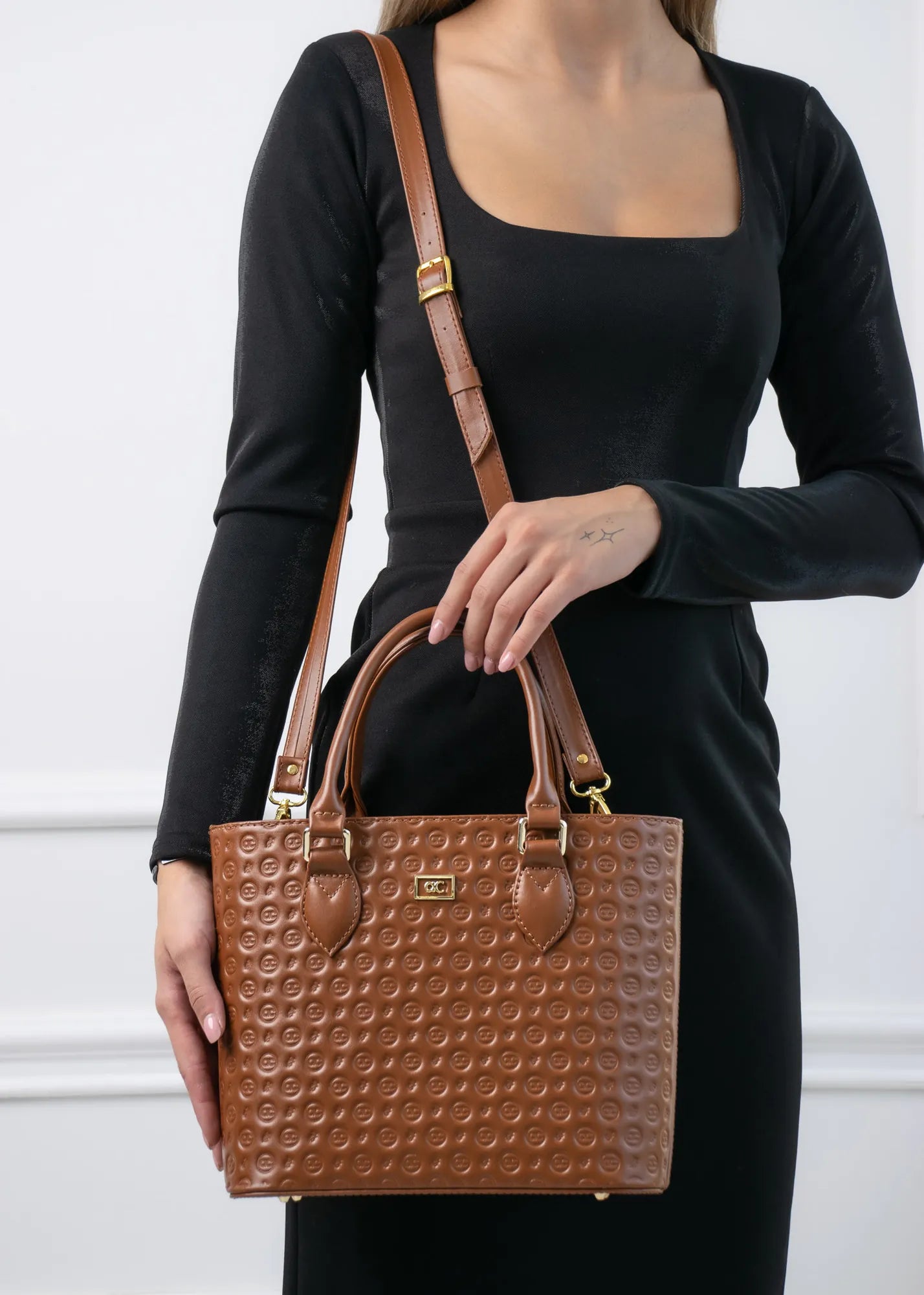 annie claire damska kozena kabelka annie hneda slovenske kabelky