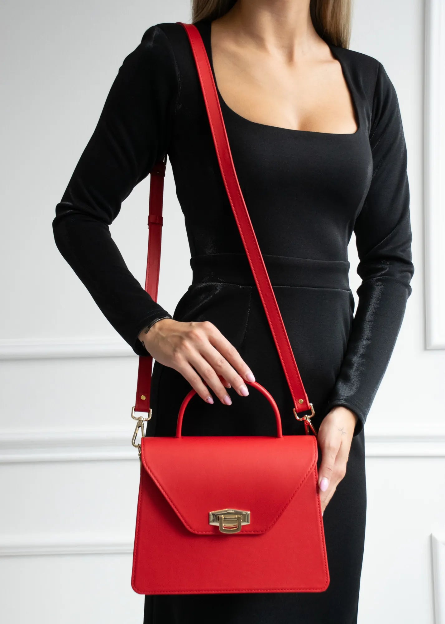 annie claire damska kozena kabelka daisy cervena slovenske kabelky